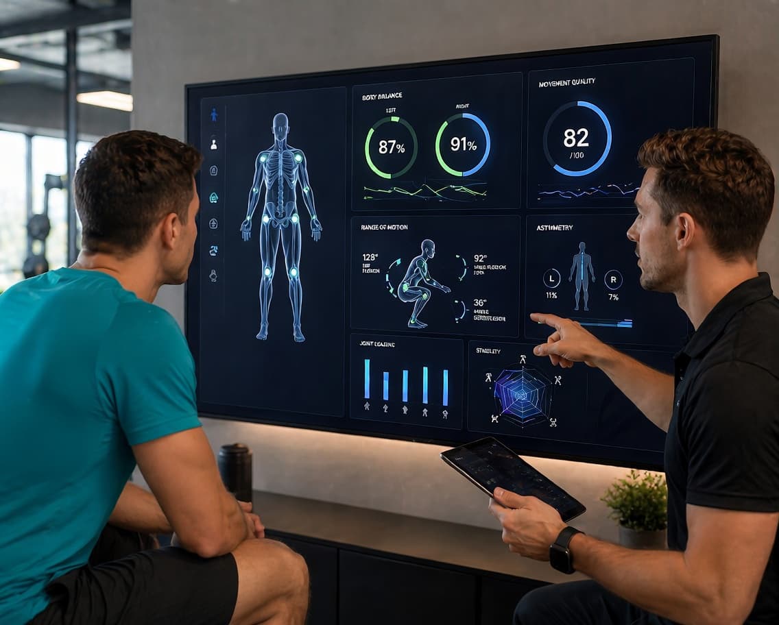 An athlete's accumulating movement profile across multiple sessions